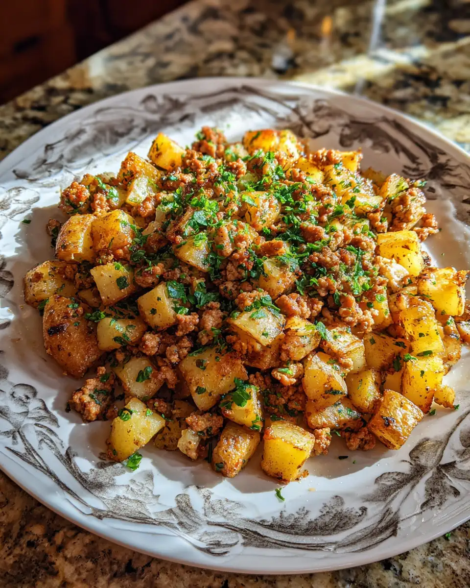 Savor the Flavor: Ground Turkey and Potatoes Made Easy 6 Final dish - Savor the Flavor: Ground Turkey and Potatoes Made Easy