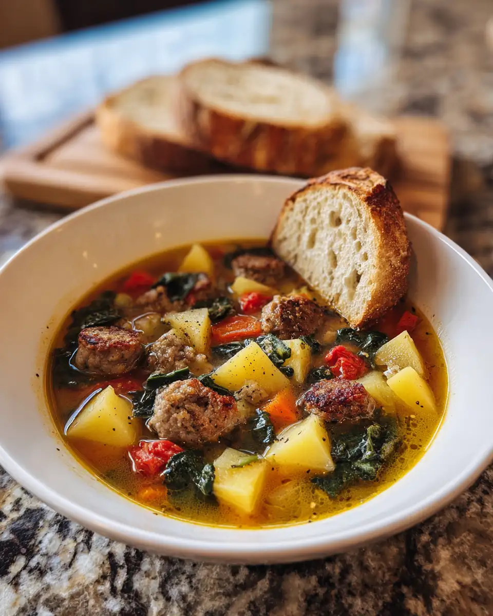 Warm Your Soul with Italian Sausage and Potato Soup Delight - Featured Image