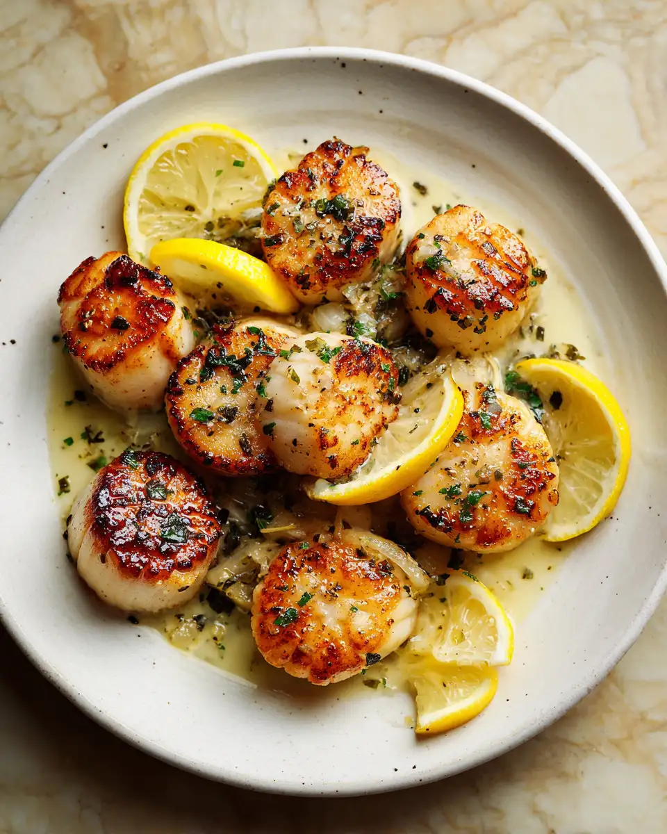 Savor the Magic of Lemon Butter Garlic Scallops - Featured Image