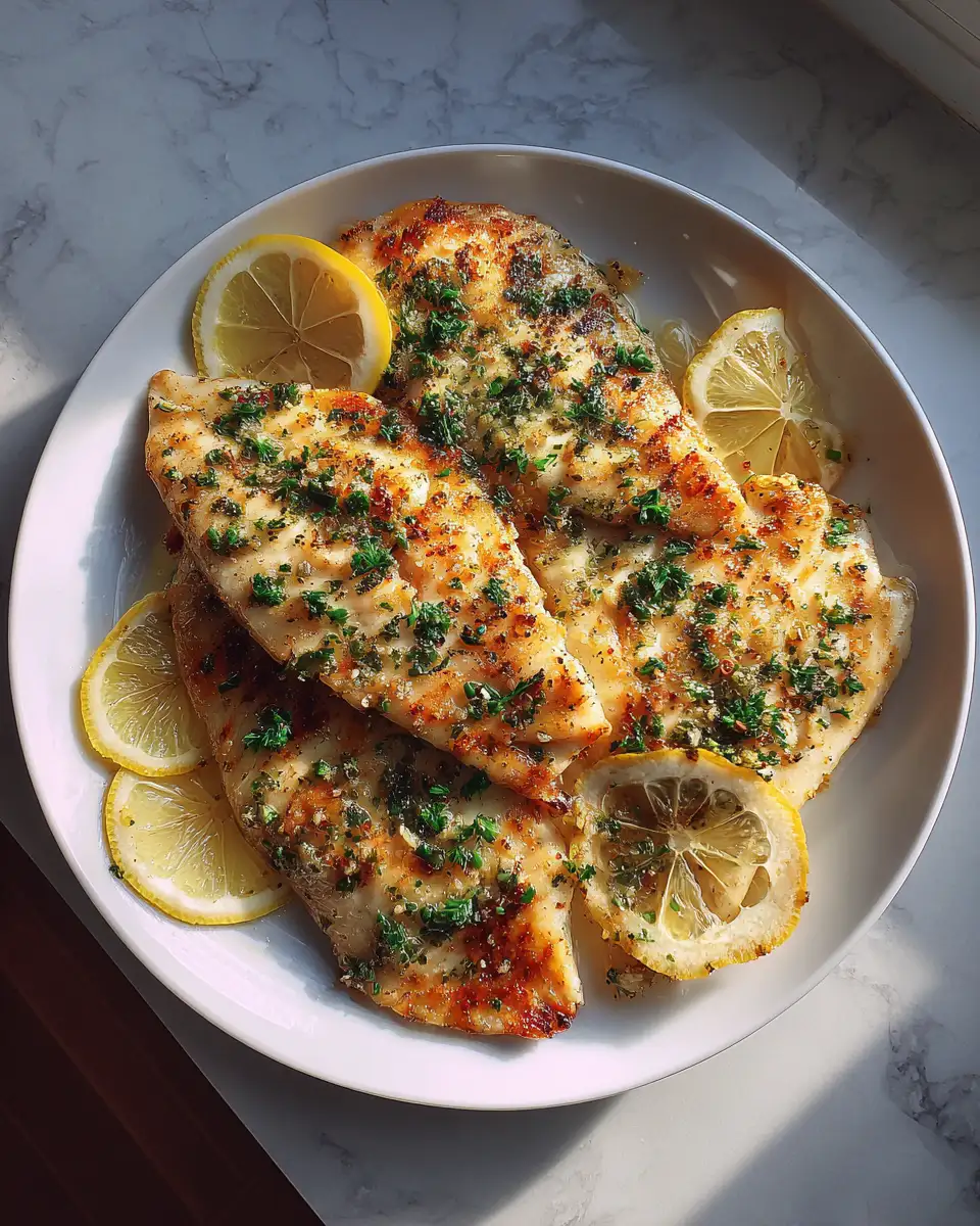 Zesty Lemon Garlic Butter Tilapia: A Flavorful Feast - Featured Image