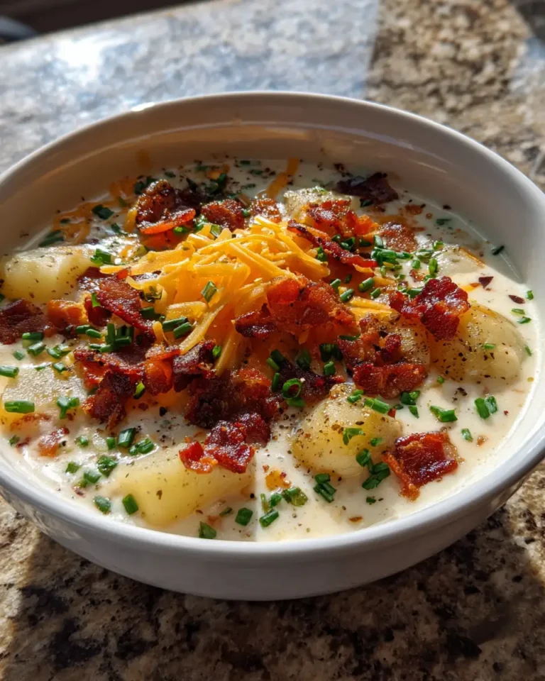 Ultimate Comfort in a Bowl Loaded Baked Potato Soup Delight - Featured Image