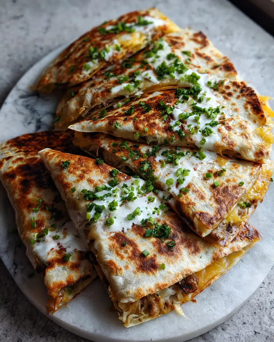 Final dish - Mouthwatering Loaded Chicken Quesadillas: A Flavor Explosion in Every Bite