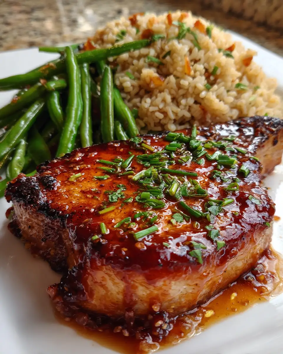Savor the Sweetness: Maple Glazed Pork Chops That Wow 6 Final dish - Savor the Sweetness: Maple Glazed Pork Chops That Wow
