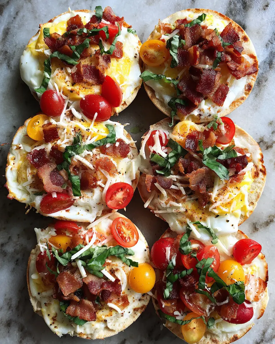 Ingredients for Wake Up to Muffin Breakfast Pizza Bliss