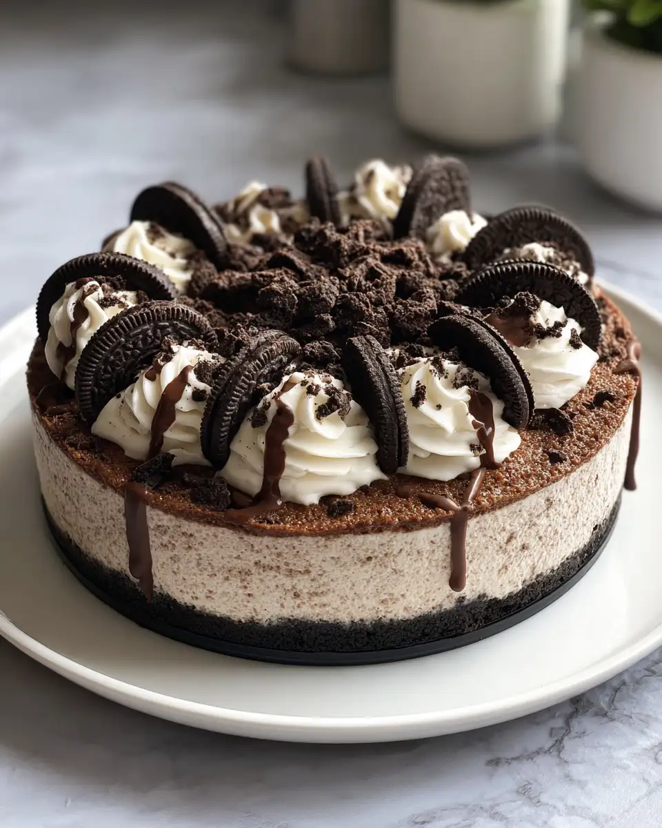 Final dish - Decadent Delight No-Bake Oreo Cheesecake Bliss