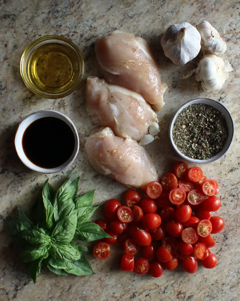 Savor the Simplicity: One Pan Balsamic Chicken Delight 3 Ingredients for Savor the Simplicity: One Pan Balsamic Chicken Delight