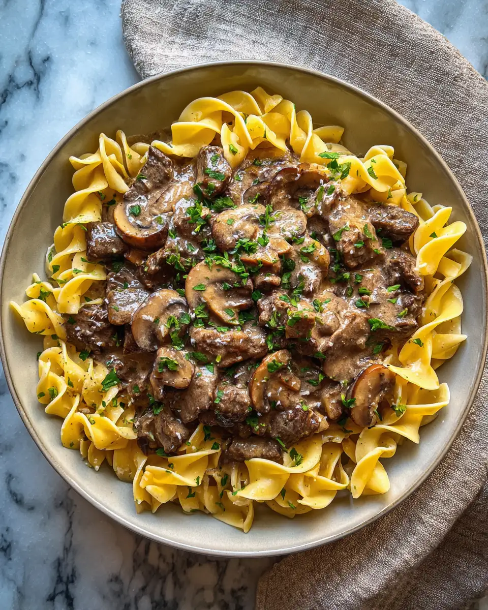 Ultimate Comfort in a Bowl One-Pot Beef Stroganoff - Featured Image