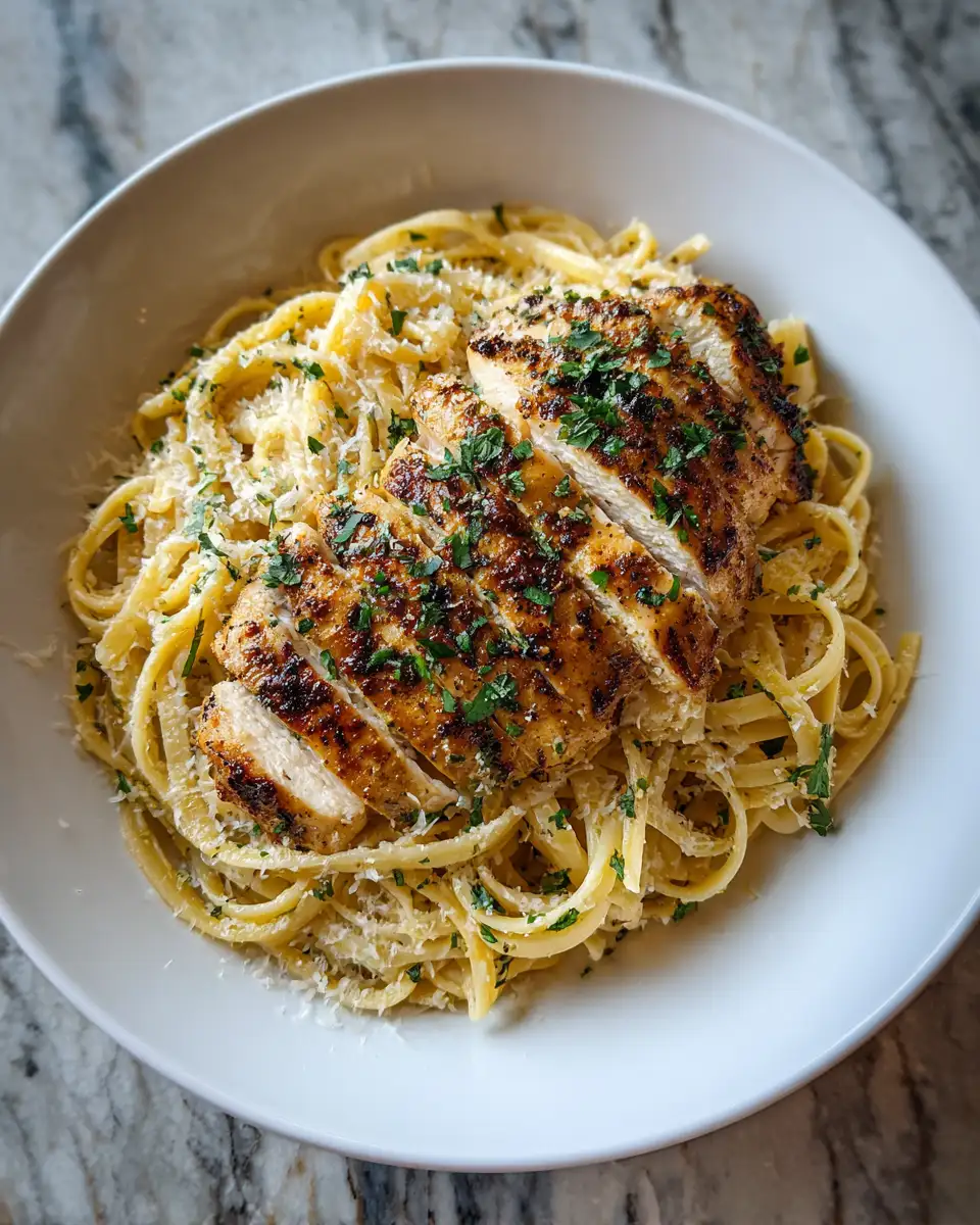 Savor the Flavor: Easy Parmesan Chicken Pasta Recipe 6 Final dish - Savor the Flavor: Easy Parmesan Chicken Pasta Recipe