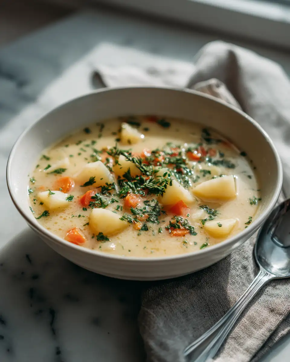 Savor the Comfort: Authentic Polish Potato Soup Recipe - Featured Image