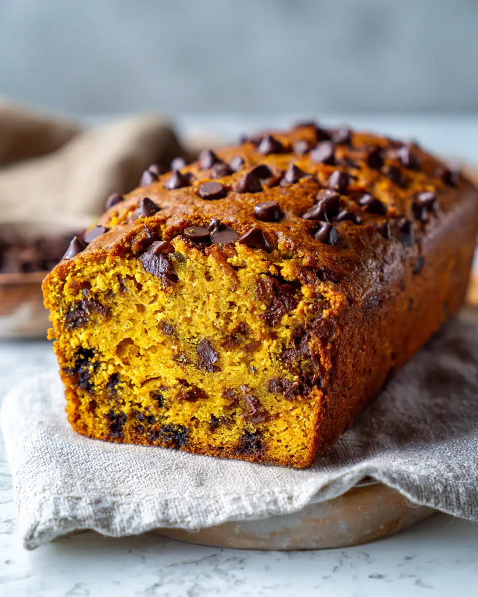 Decadent Pumpkin Bread with Chocolate Chips for a Cozy Fall Treat - Featured Image