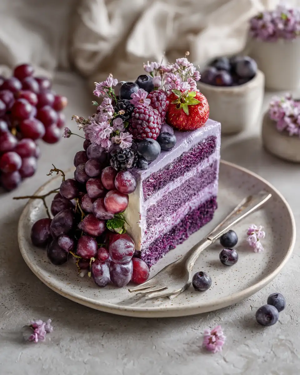 Indulge in the Magic of Purple Velvet Cake Delight - Featured Image
