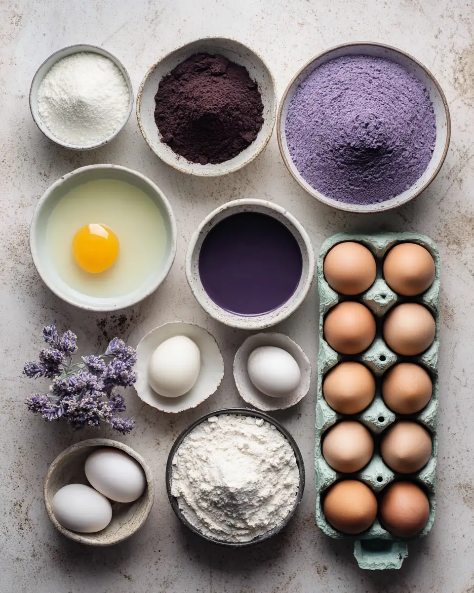 Ingredients for Indulge in the Magic of Purple Velvet Cake Delight