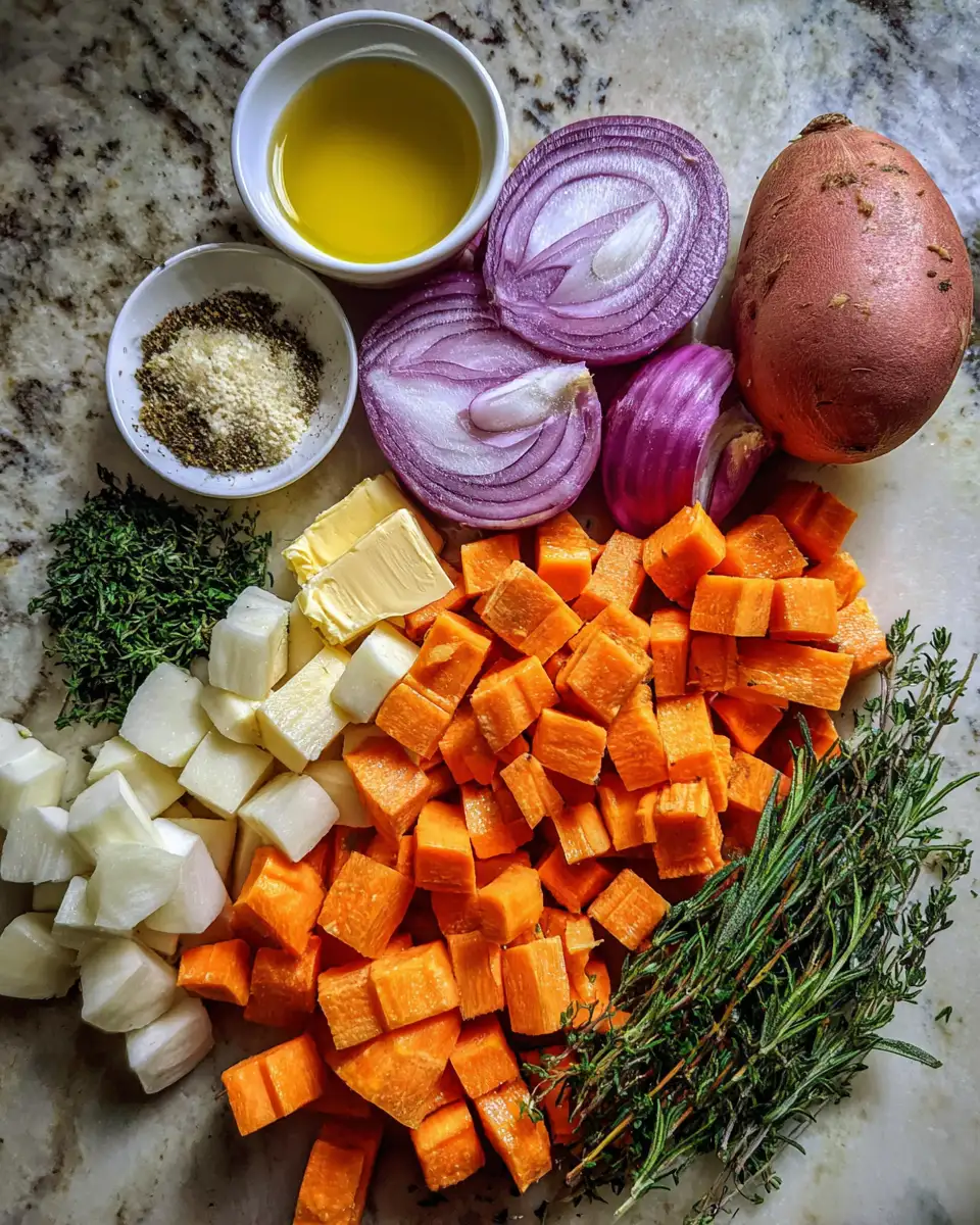 Savor the Season with Roasted Root Vegetables and Herb Butter Bliss 4 Ingredients for Savor the Season with Roasted Root Vegetables and Herb Butter Bliss