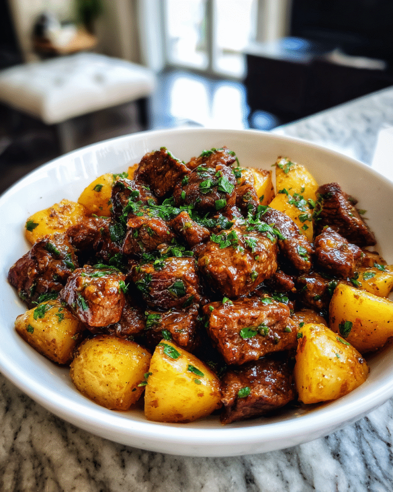 Hearty and Delicious: Slow Cooker Garlic Butter Beef Bites with Potatoes - Featured Image