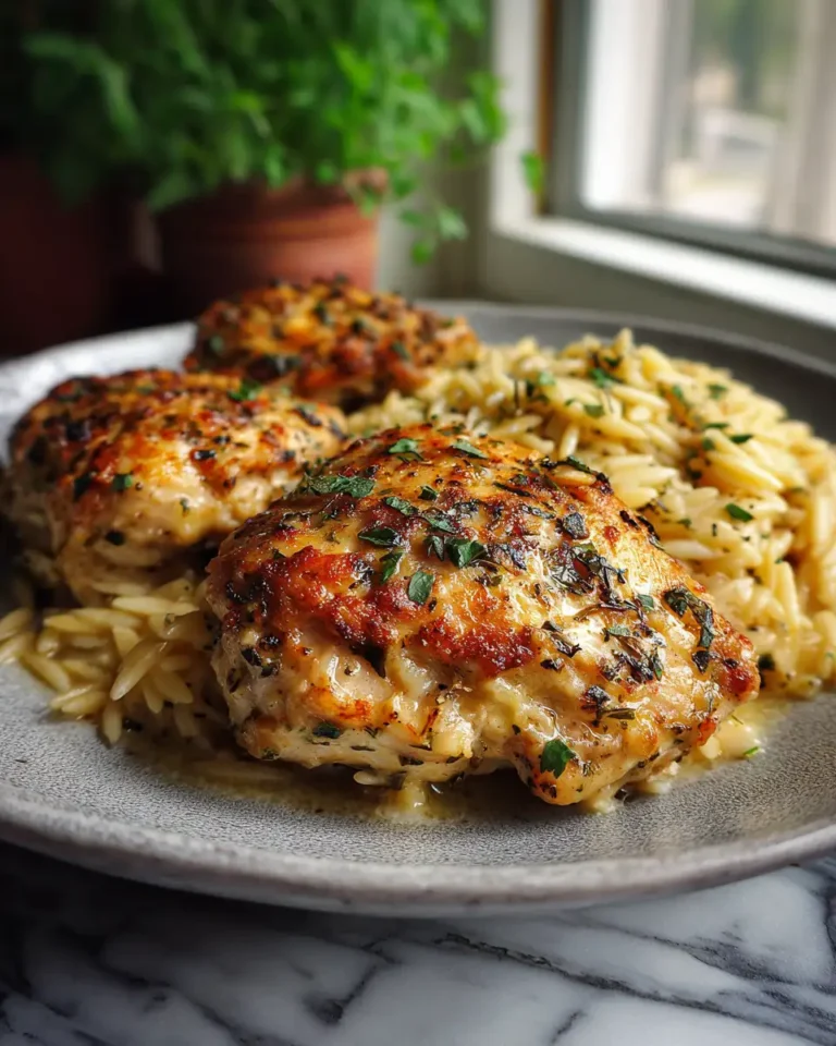 Slow Cooker Parmesan Herb Chicken with Orzo: A Cozy Weeknight Delight - Featured Image