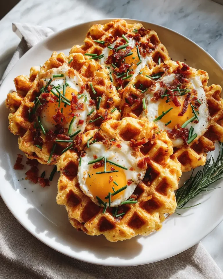 Kick Up Brunch with Spicy Cheddar Jalapeño Cornbread Waffles - Featured Image