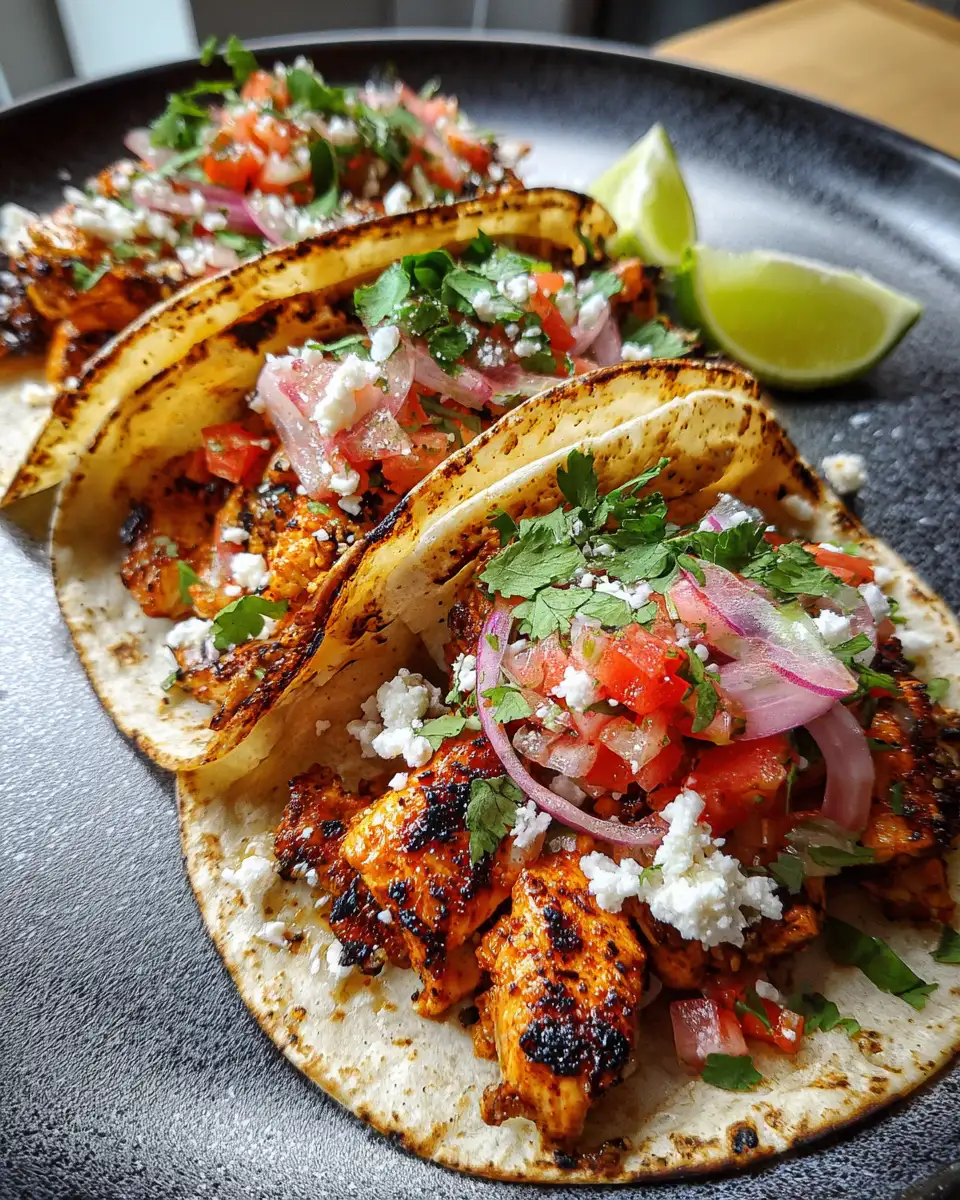 Final dish - Sizzling Spicy Chicken Tacos That Will Ignite Your Taste Buds