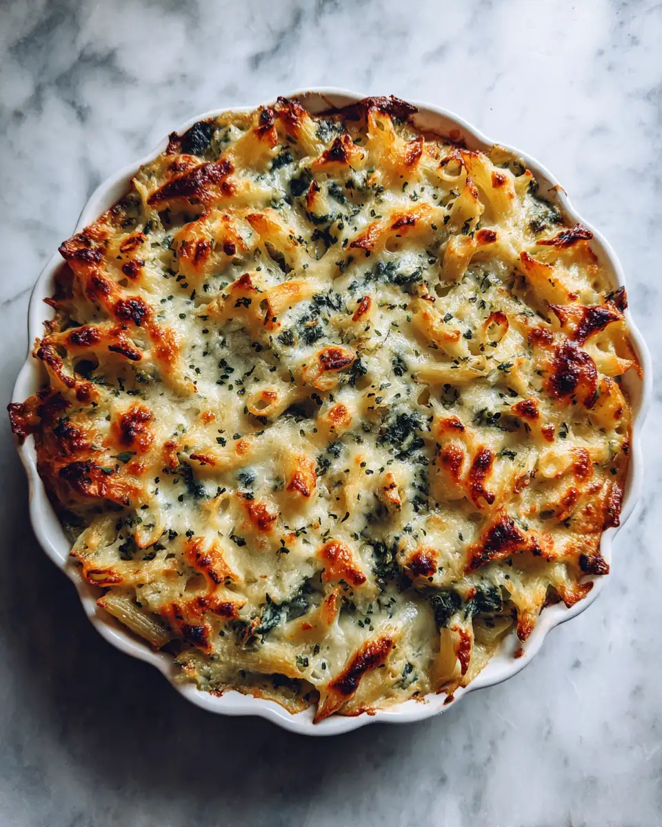 Final dish - Cheesy Spinach Ricotta Pasta Bake: Your Next Comfort Food Delight