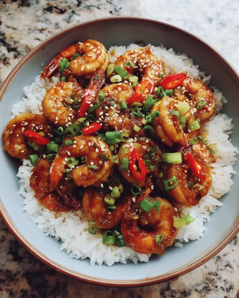 Sweet and Spicy Honey Garlic Shrimp: A Flavor Explosion in Every Bite - Featured Image