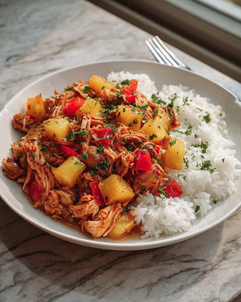 Savor the Tropics with Sweet Hawaiian Crockpot Chicken - Featured Image
