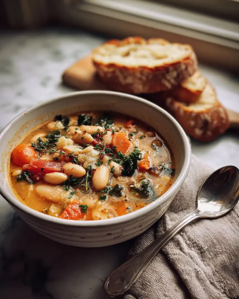 Cozy Up with a Bowl of Hearty Tuscan White Bean Soup - Featured Image
