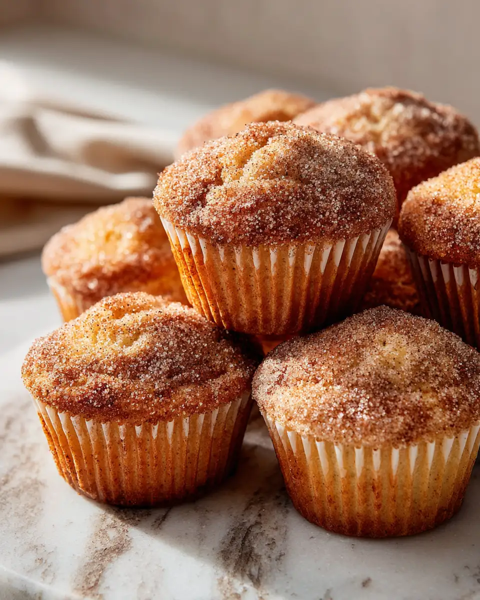 Cozy Up with Irresistible Warm Cinnamon Sugar Donut Muffins - Featured Image