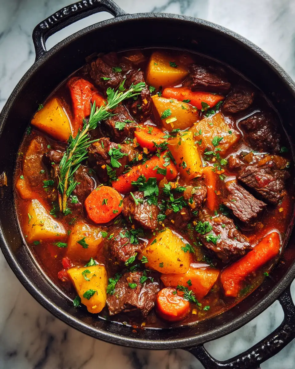 Final dish - Brew Up Magic with Witch’s Cauldron Beef Stew