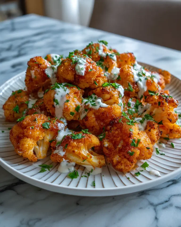 Crispy Air Fryer Buffalo Cauliflower Delight - Featured Image
