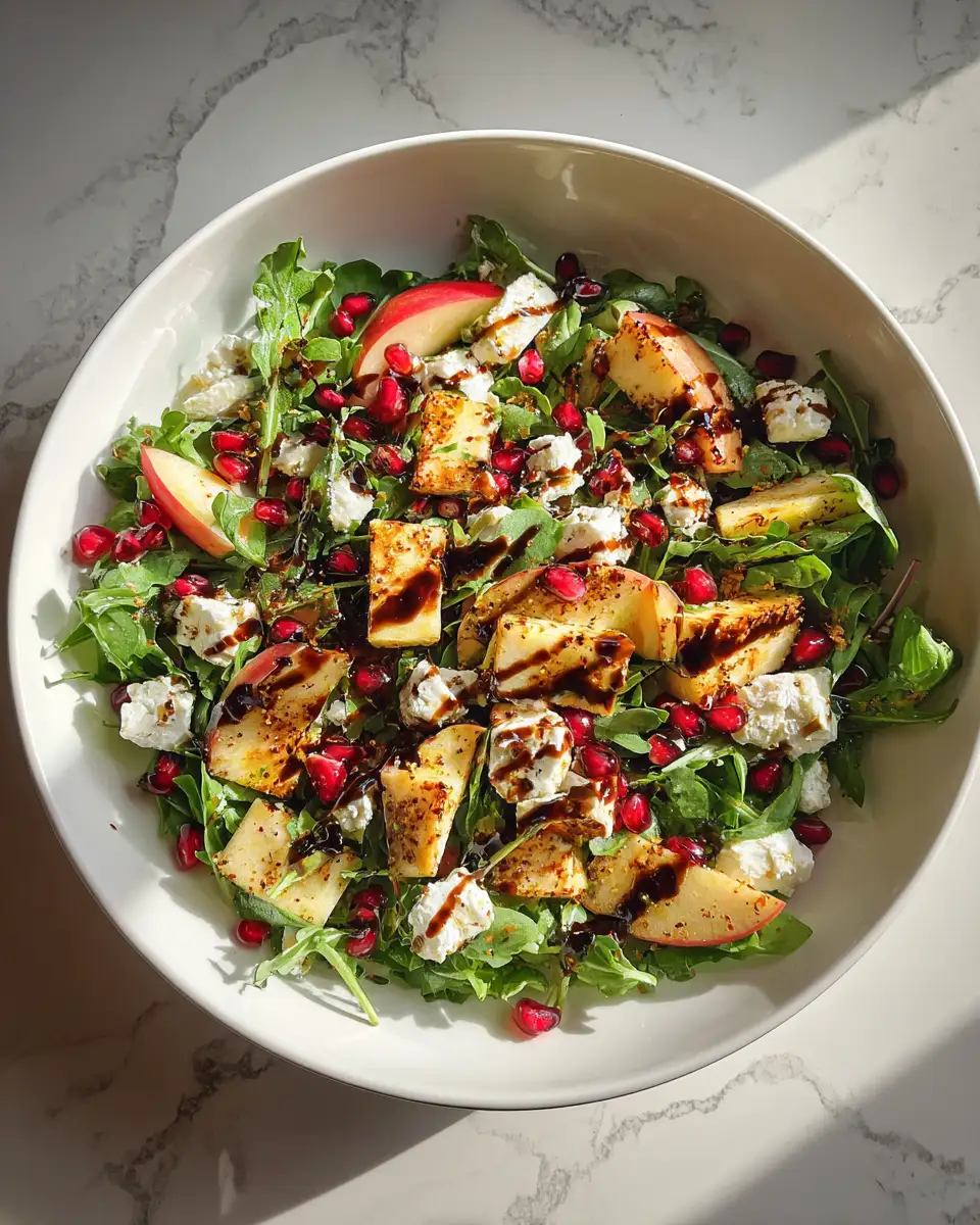 Final dish - Crisp and Cozy: Autumn Harvest Honeycrisp Apple and Feta Salad