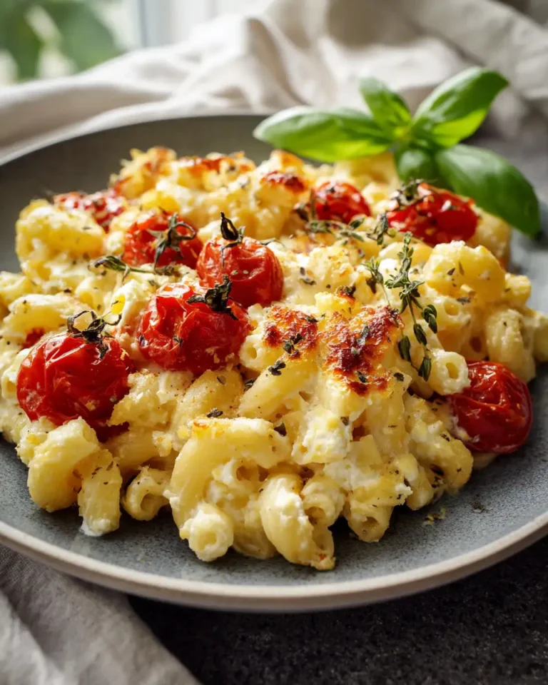 Creamy Baked Feta Pasta with Cherry Tomatoes: A Deliciously Easy Weeknight Meal - Featured Image