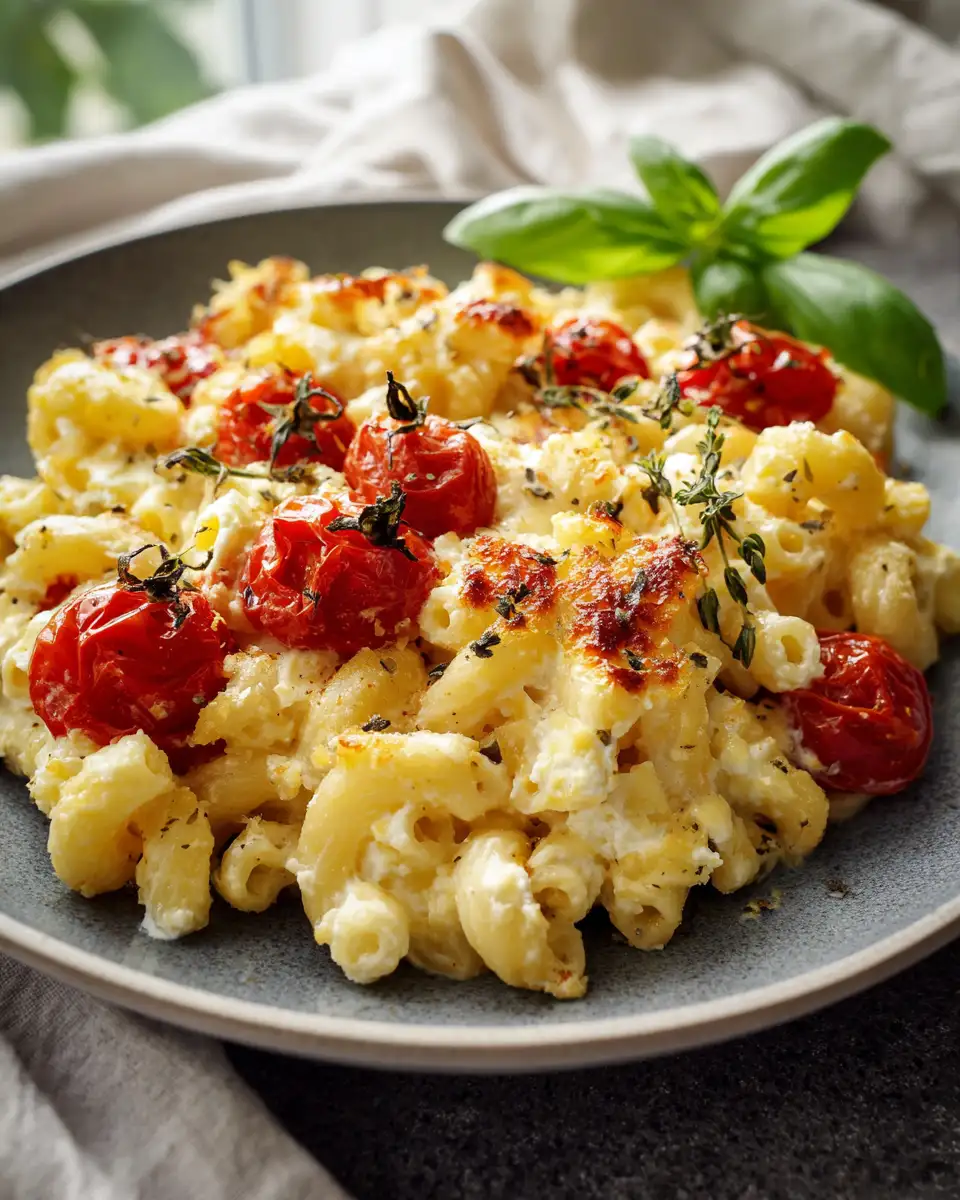 Creamy Baked Feta Pasta with Cherry Tomatoes: A Deliciously Easy Weeknight Meal - Featured Image