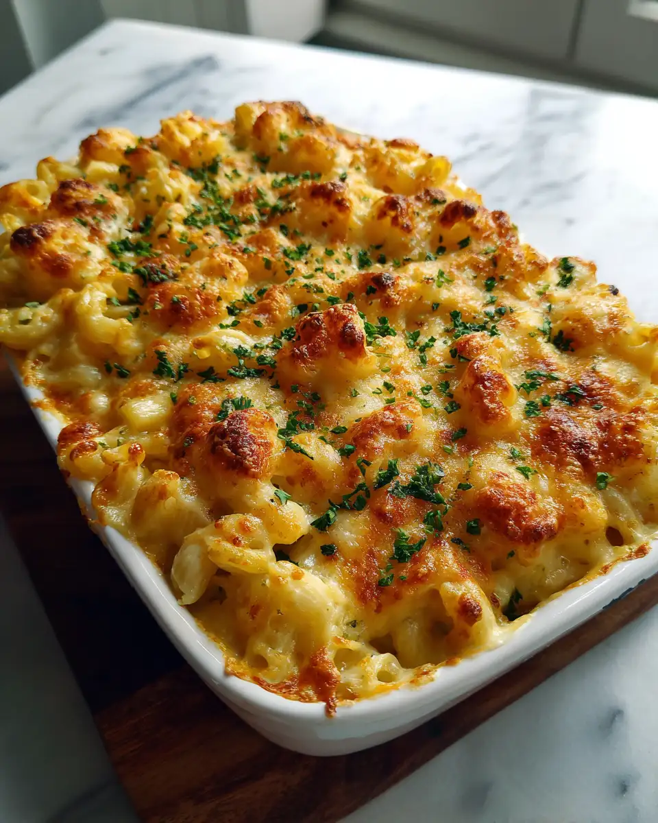 Final dish - Ultimate Creamy Baked Mac and Cheese Bliss