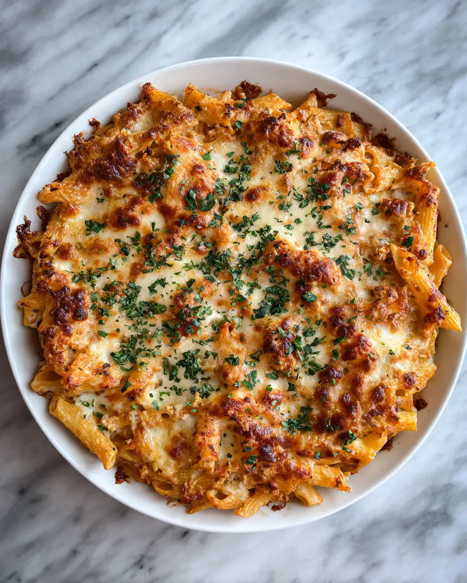 Final dish - Ultimate Comfort: Baked Ziti with Ricotta and Mozzarella Delight