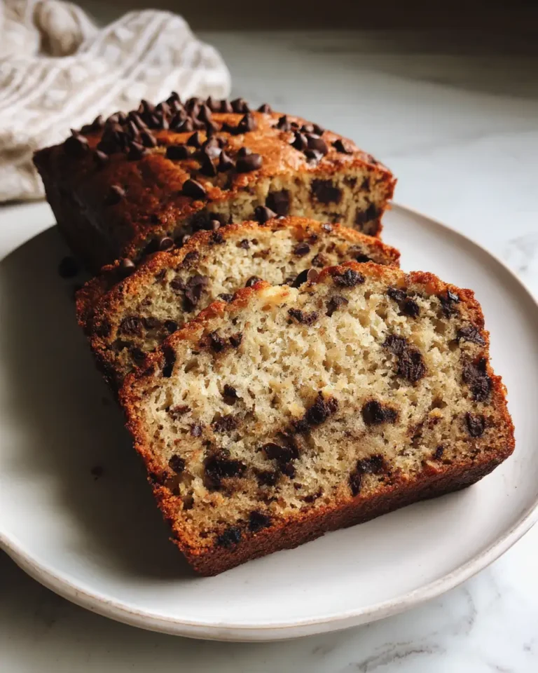 Irresistibly Moist Banana Bread with Decadent Chocolate Chips - Featured Image