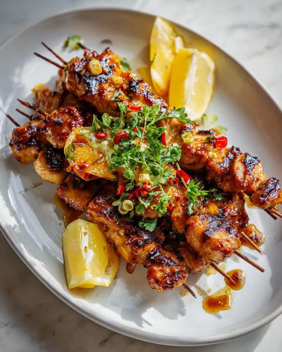Sizzle and Spice: Irresistible Bang Bang Chicken Skewers - Featured Image