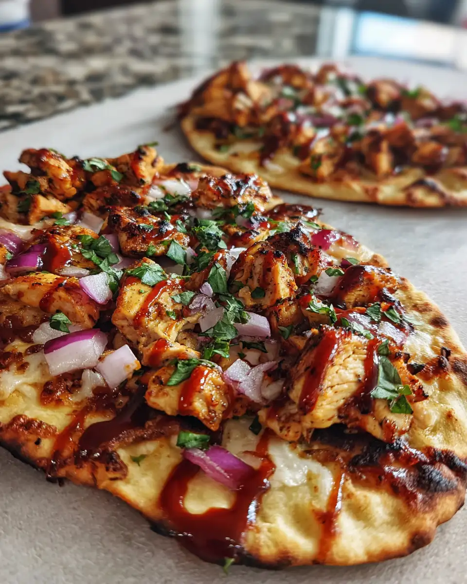 Home 5 Sizzling BBQ Chicken Flatbread Pizza Perfection
