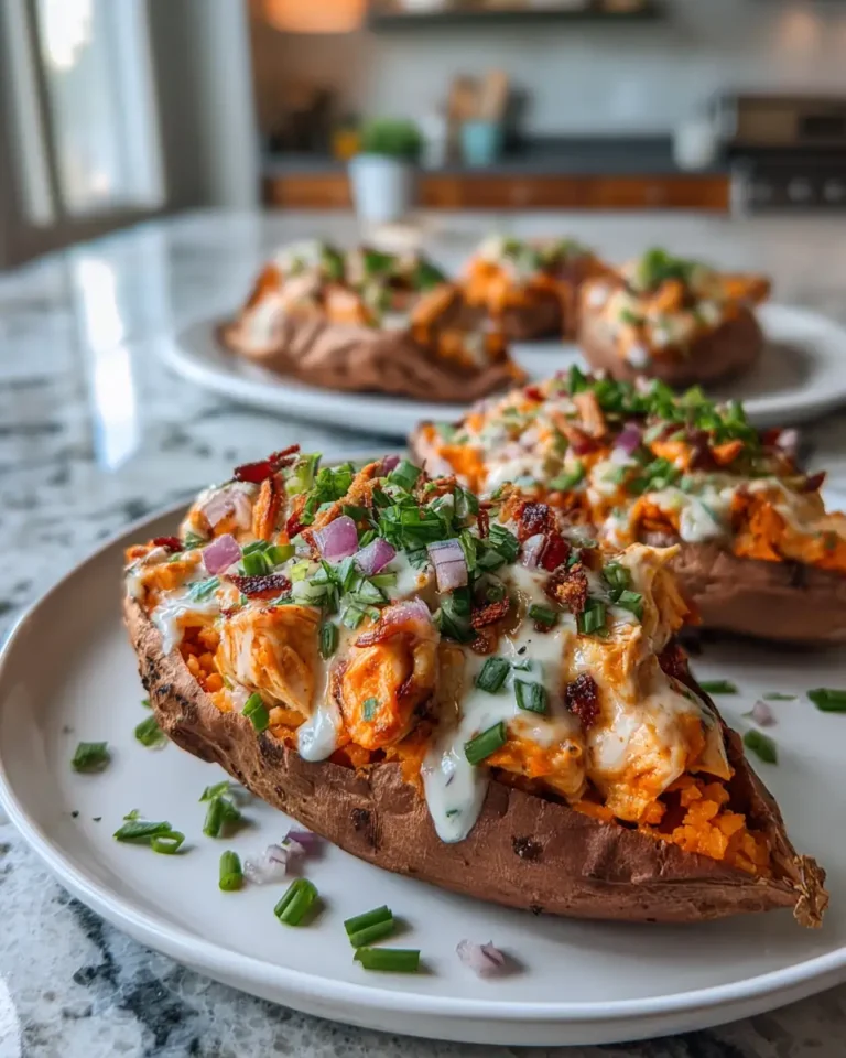 Savor the Flavor: BBQ Chicken Stuffed Sweet Potatoes Delight - Featured Image