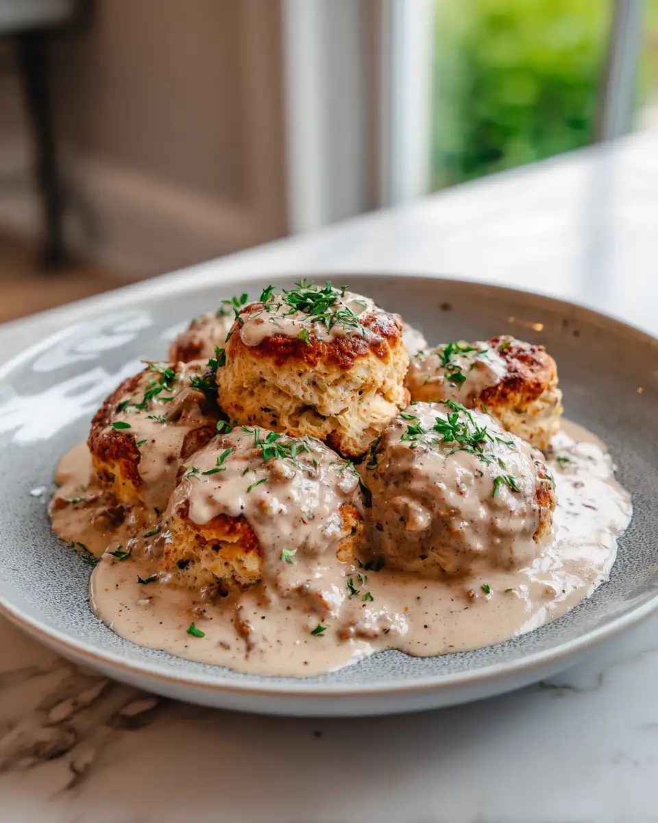 Explode Your Taste Buds with Irresistible Biscuits and Gravy Bombs - Featured Image