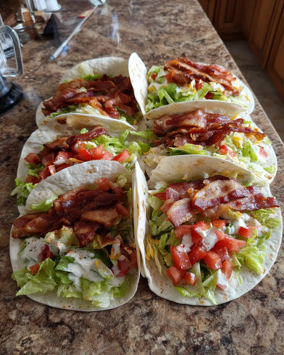 Ingredients for Unveiling the Ultimate BLT Wraps with a Secret Sauce Twist