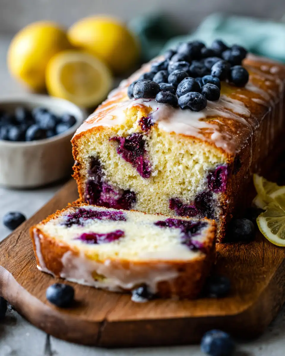 Bursting with Zest: Discover the Perfect Blueberry Lemon Loaf Cake - Featured Image