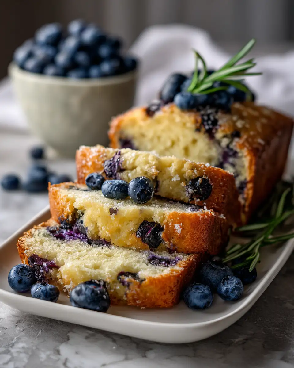 Bursting with Flavor: Blueberry Lemon Loaf Cake Delight - Featured Image