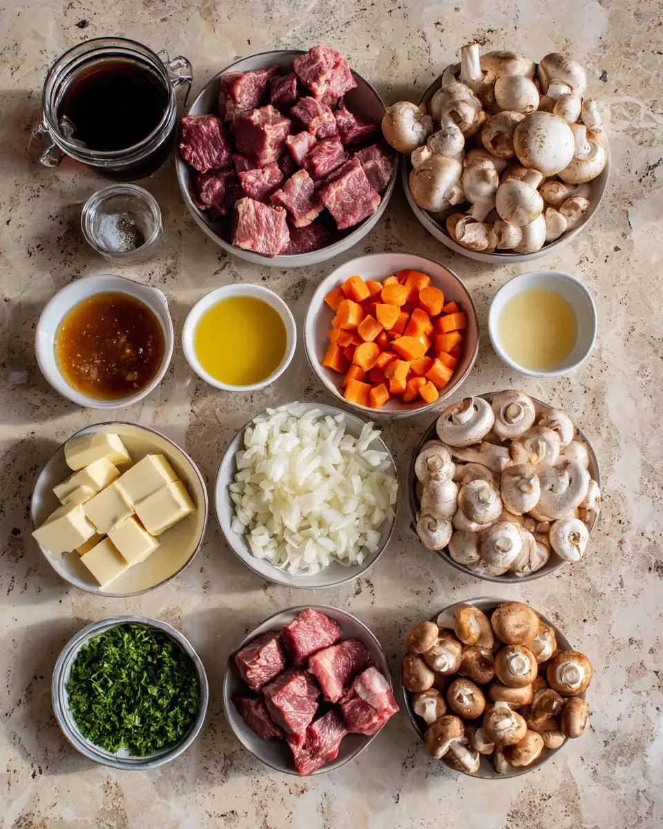 Ingredients for Boeuf Bourguignon: A Delicious Dance of Flavors in Every Bite