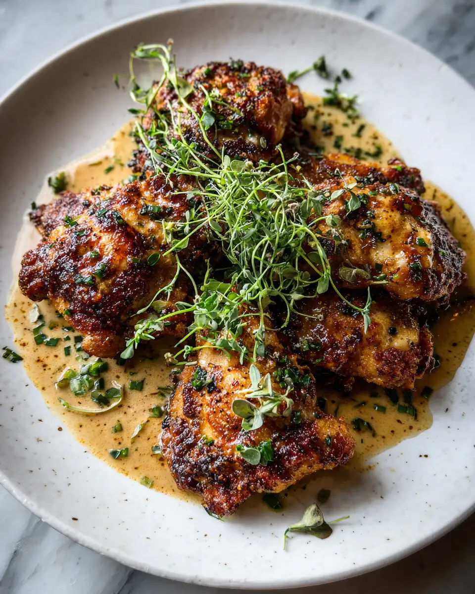Irresistibly Sweet and Savory: Brown Sugar Dijon Chicken Thighs Unleashed - Featured Image
