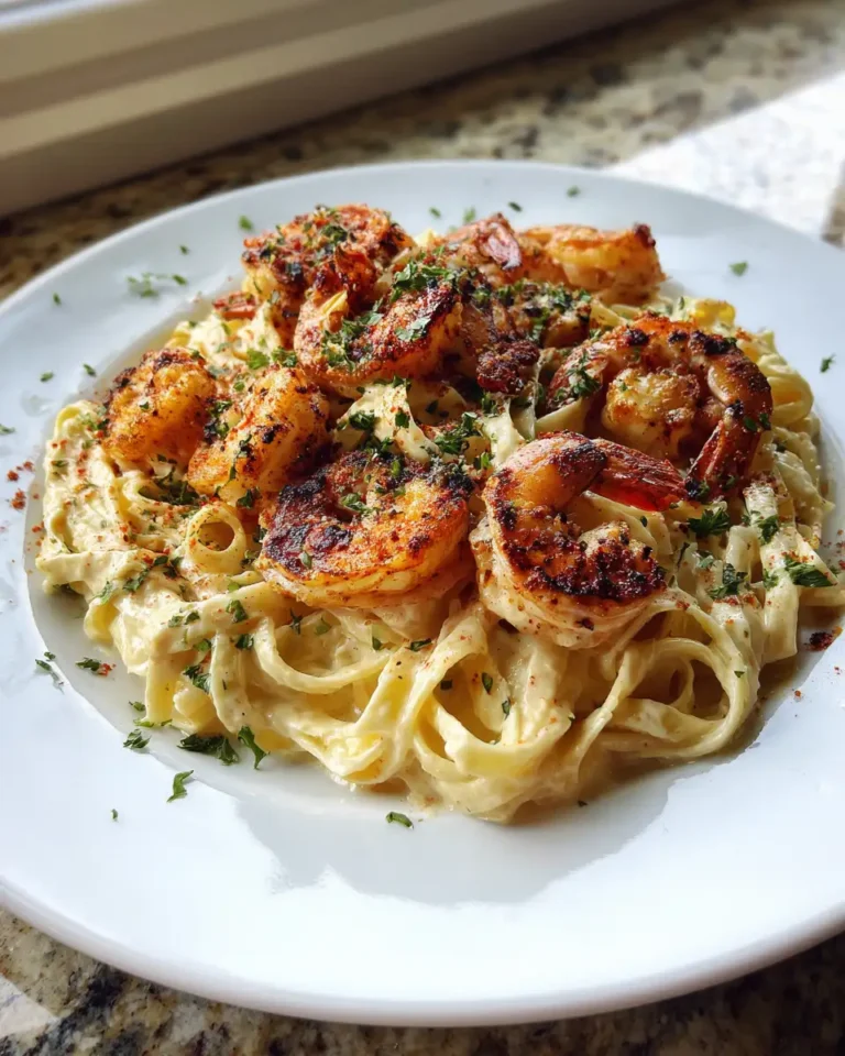 Spice Up Your Dinner with Cajun Shrimp Alfredo Pasta - Featured Image