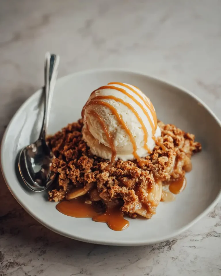 Irresistible Caramel Apple Crisp: Your Ultimate Autumn Dessert Delight - Featured Image