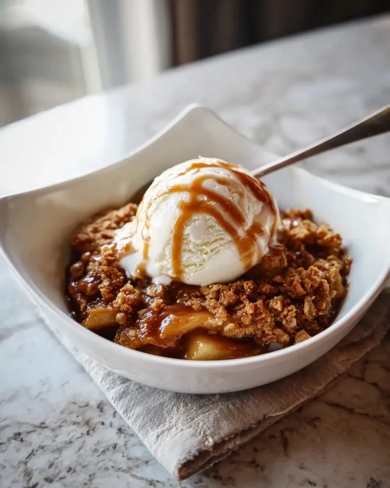 Irresistible Caramel Apple Crisp: A Cozy Fall Dessert Delight - Featured Image