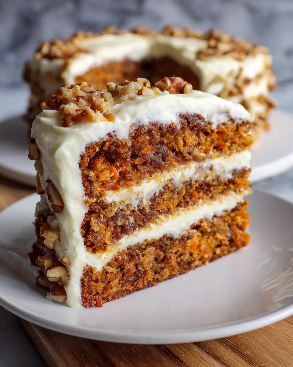Indulge in the Ultimate Carrot Cake with Luscious Cream Cheese Frosting - Featured Image