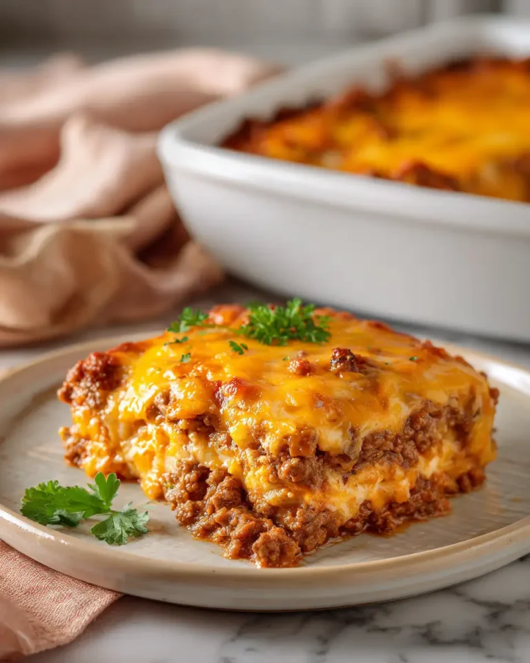 Ultimate Comfort: Cheesy Ground Beef Casserole Delight - Featured Image