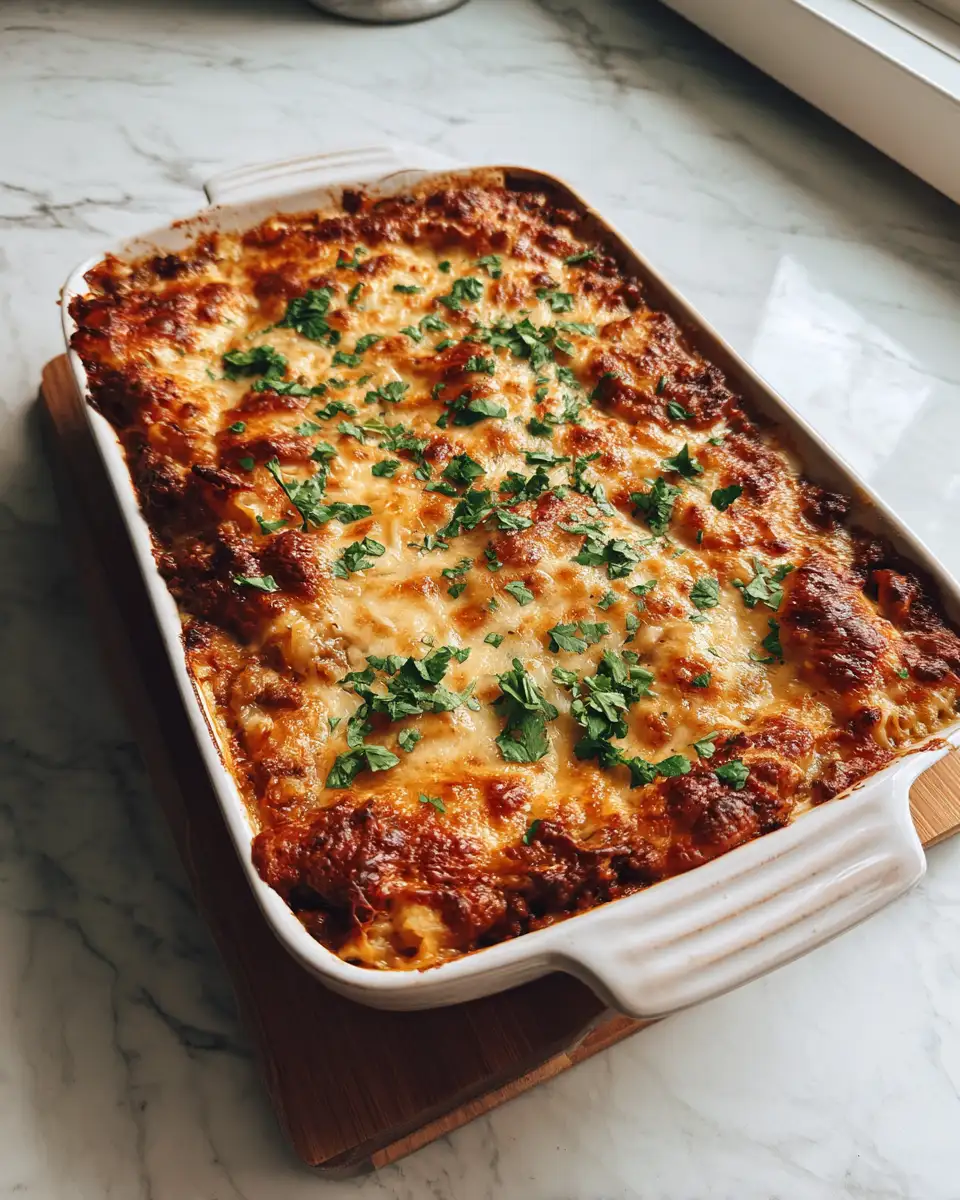 Final dish - Ultimate Comfort: Cheesy Ground Beef Casserole Delight