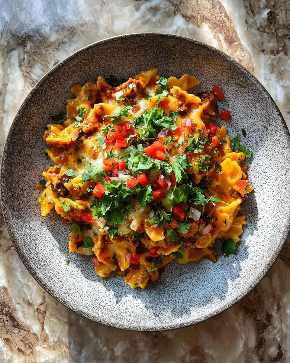 Final dish - Cheesy Taco Pasta: A Flavorful Fusion Fiesta